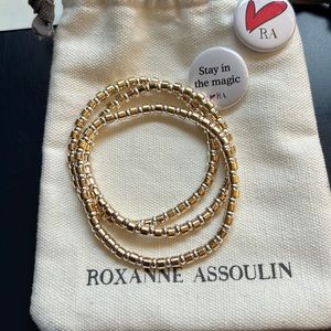 Roxanne Assoulin Two tone bracelets